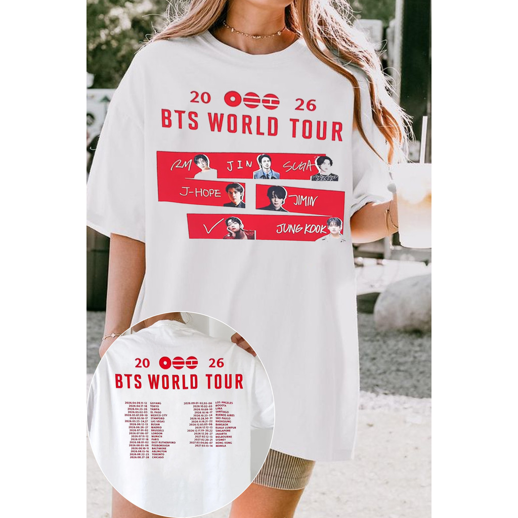 「Mina Hana」Camiseta Unissex BTS K Pop Estampa Exclusiva Confortável Estilosa Divertida Moda Casual