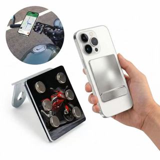 Suporte Celular Magnético Moto 6 Imãs Forte Anti Queda Universal Fácil Instalar