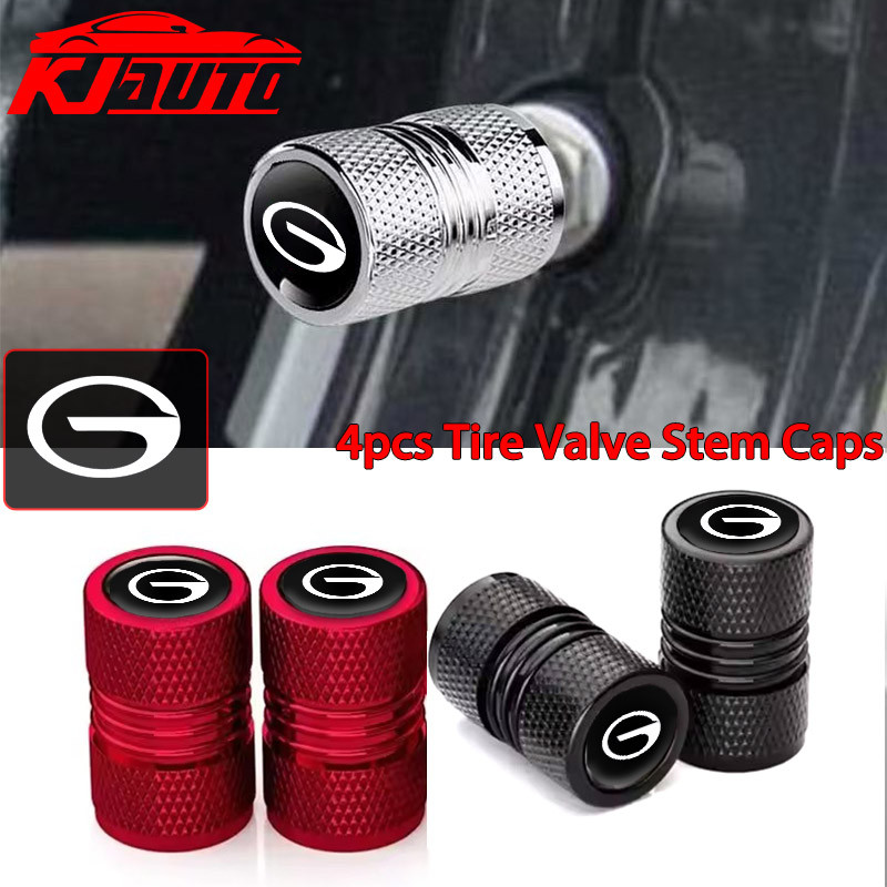 4 Peças Tampas De Válvula De Carro GAC Haste De Alumínio Poeira Roda Tampa Aro De Pneu Para Trumpchi GA4 GS3 GS4 Emkoo E
