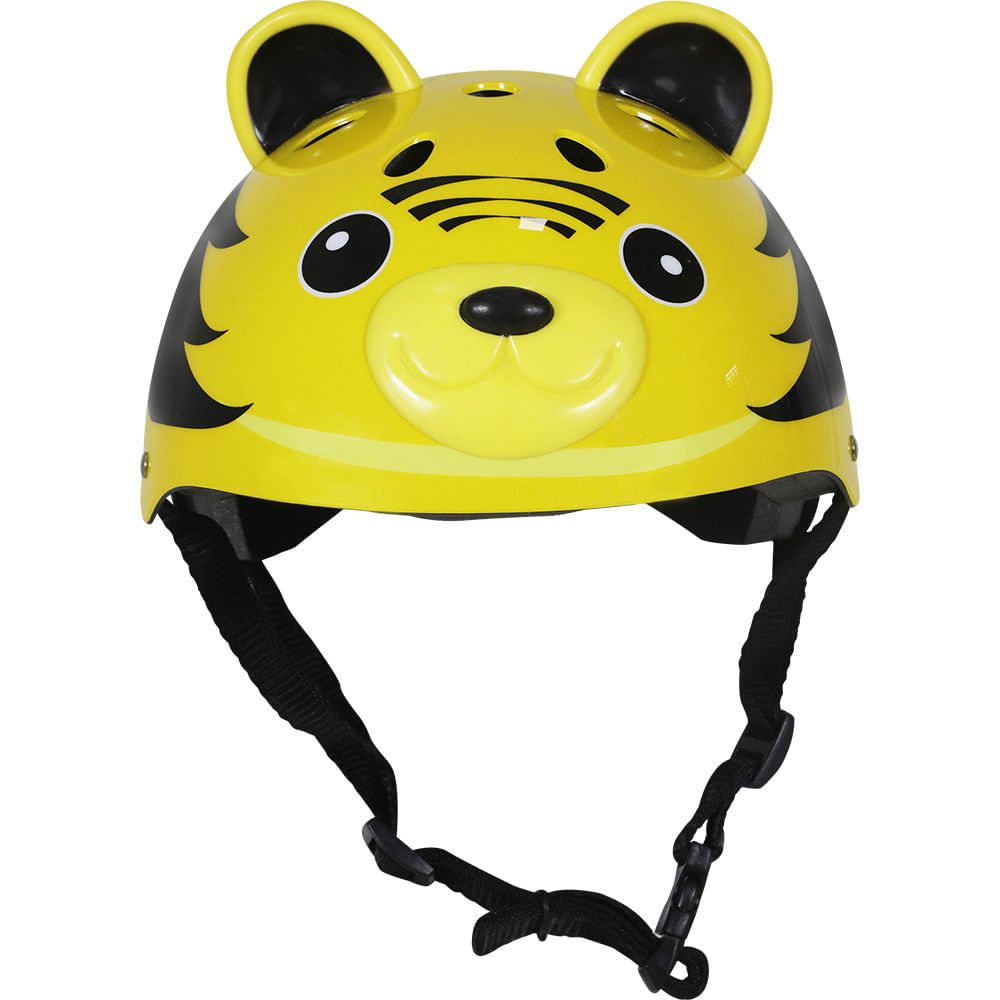 Capacete Infantil Tigre Amarelo Bel