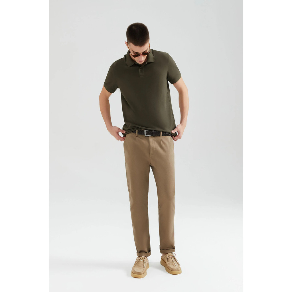 CAMISA POLO BÁSICA MASCULINA REGULAR EM PIQUET - HERING