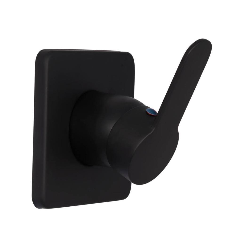 Acabamento de Misturador Monocomando Redondo para Banheiro Guaporé - Pingoo - Preto