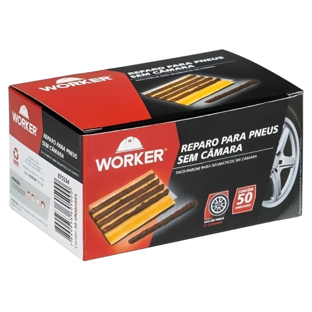 Refil Reparo De Pneus Sem Câmeras de Carros Leves Worker