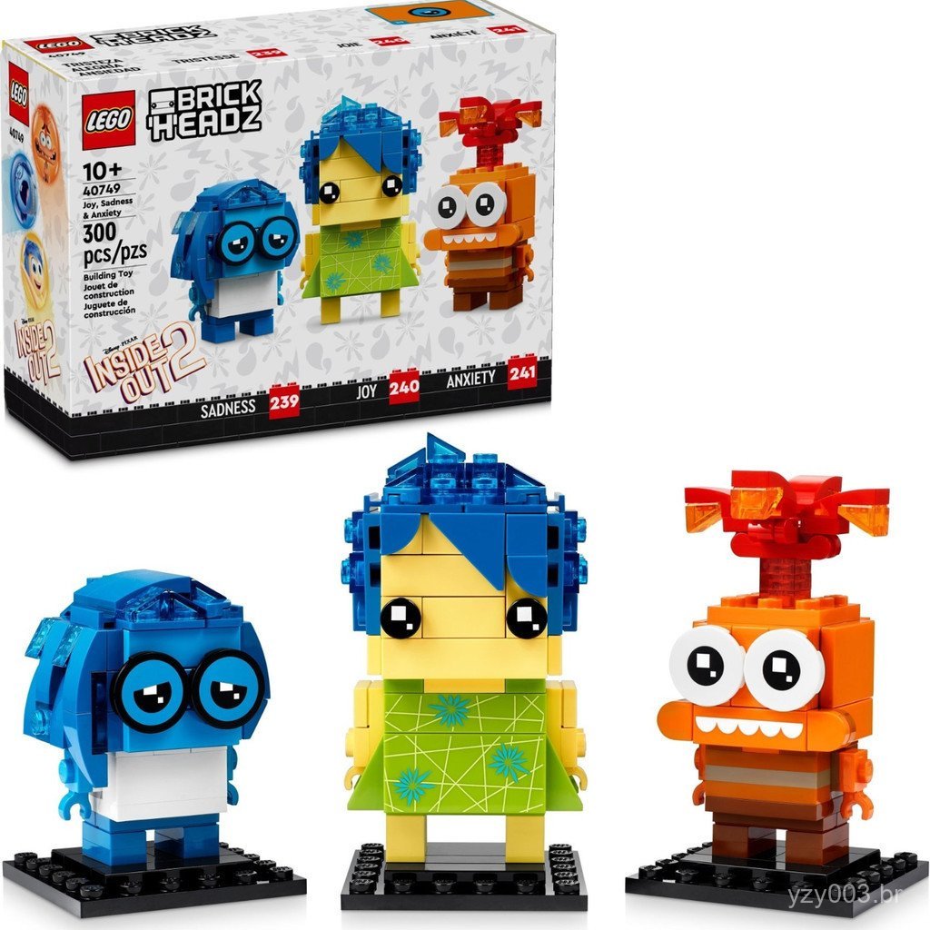 Lego Brick Headz 40749 300 Peças em uma Caixa Divertida