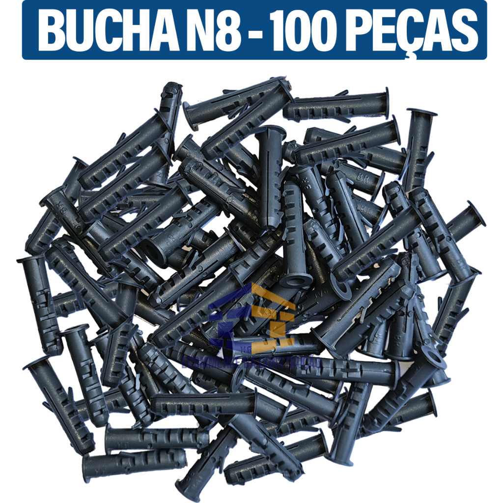 Bucha de Nylon 8mm: Onde Comprar | BuscaProdutos