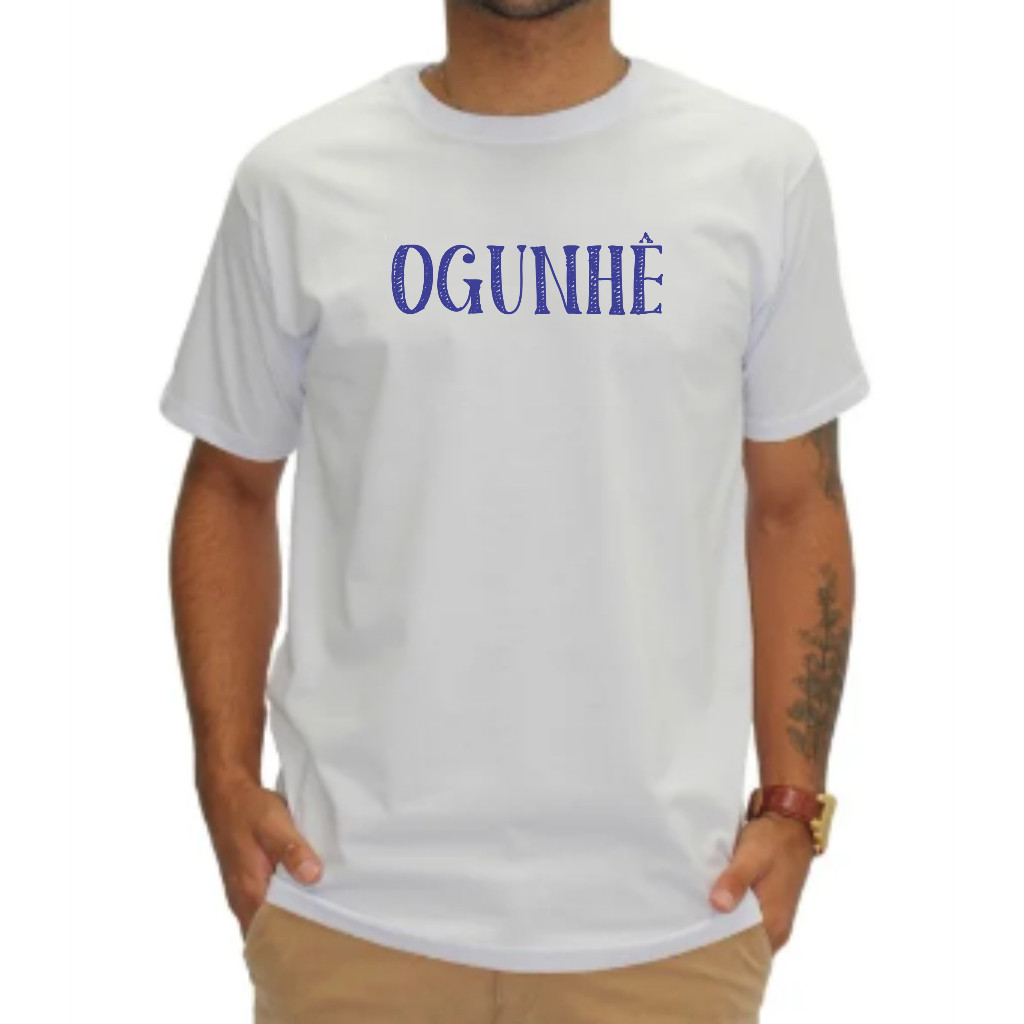 Camiseta Ogunhê Saudação Ogum Candomblé Umbanda Orixás JsCod