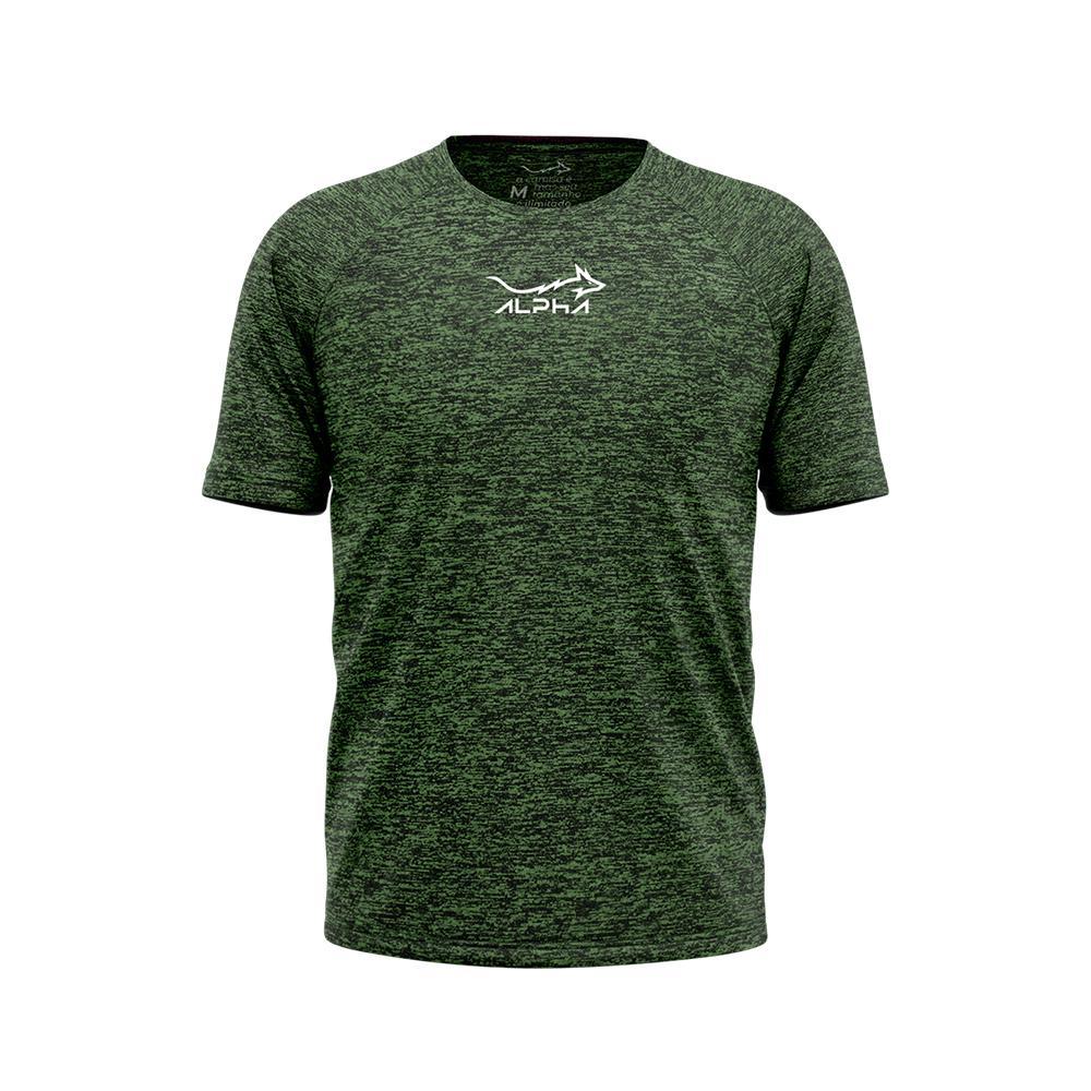 Camiseta Dry Fit Fluid Move Mescla Vinho em Oferta na Shopee