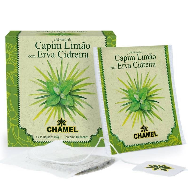 Sache Chá Capim Limão com Cidreira 10g - CHAMEL
