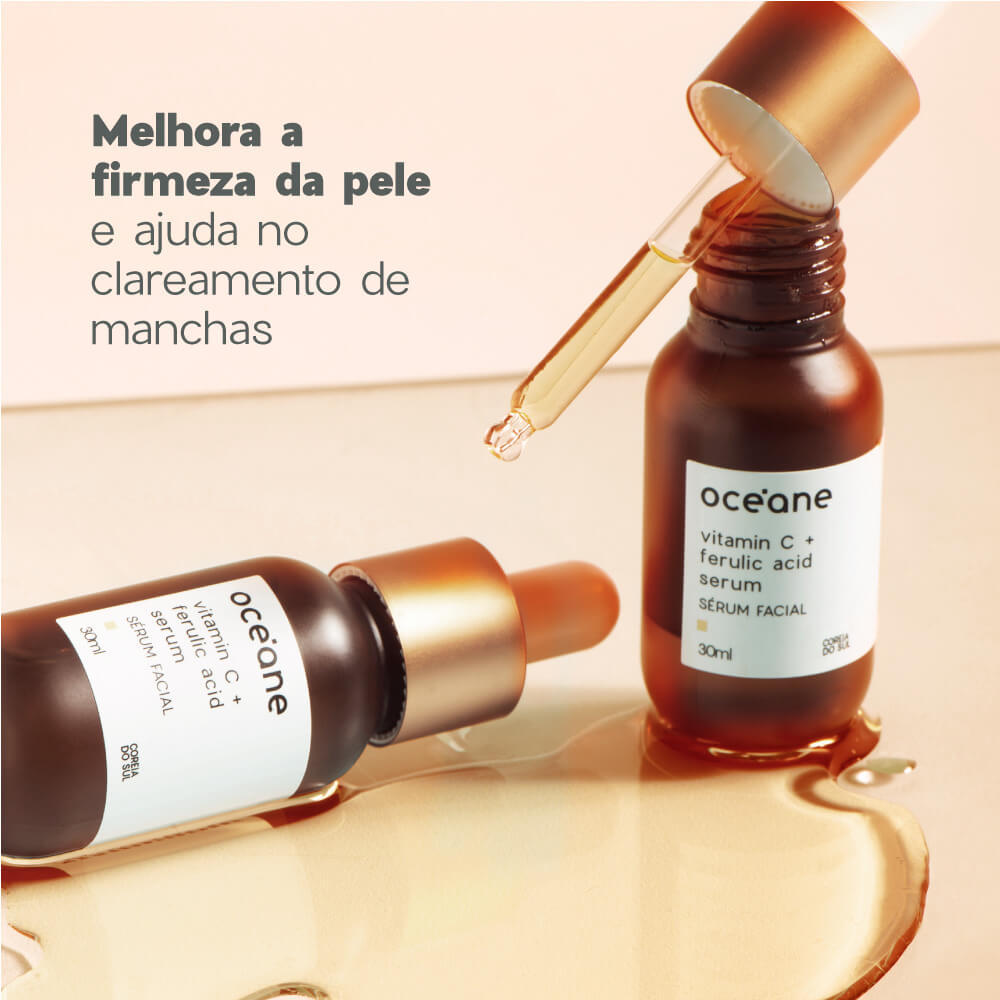 Detalhes do Sérum Facial de Vitamina C e Ácido Ferulico - Vitamin C + Ferulic Acid Serum 30ml