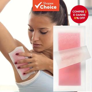 Tiras de cera para mulheres, tira de cera, cuidados pós-depilação, tiras de cera para pernas, tiras de cera facial, em Oferta na Shopee
