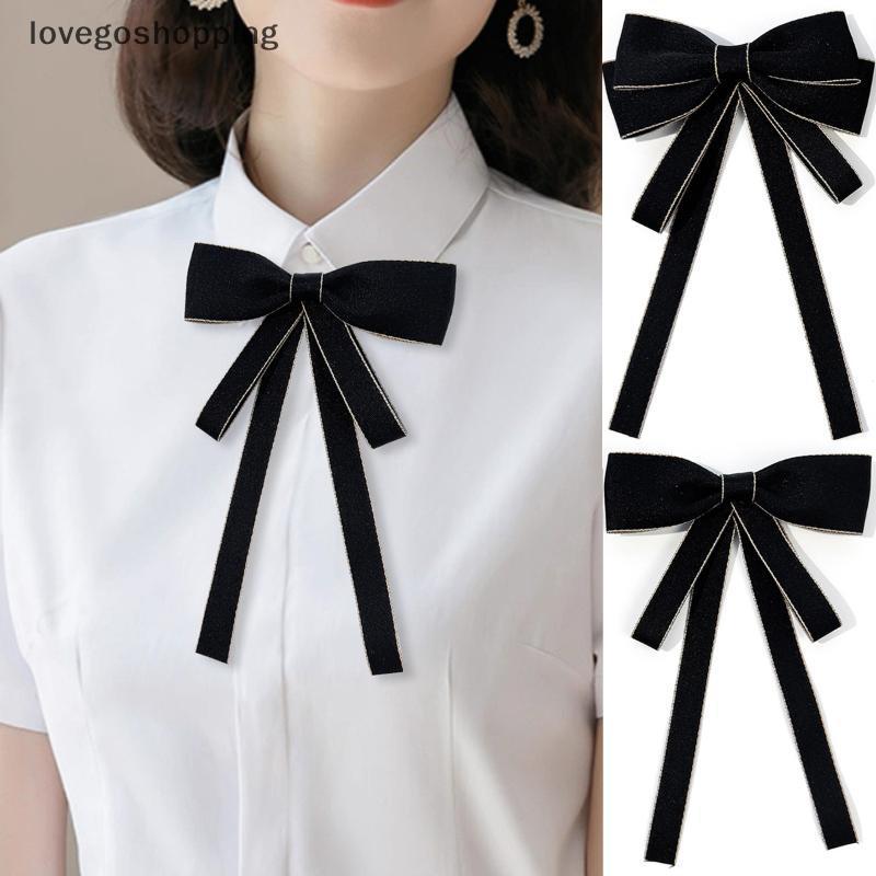 [lovego] Moda Bowknot Broches Mulheres Camisa Colarinho Alfinetes Festa De Casamento Gravata Jóias Acessórios BR