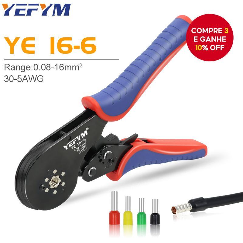 YEFYM One Piece YE 16-6 Ferramenta De Crimpagem De Terminal Tubular Mini Alicate Para Terminais Elétricos Grandes De 0.0 em Oferta na Shopee