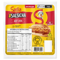Sadia Salsicha hot dog 500g