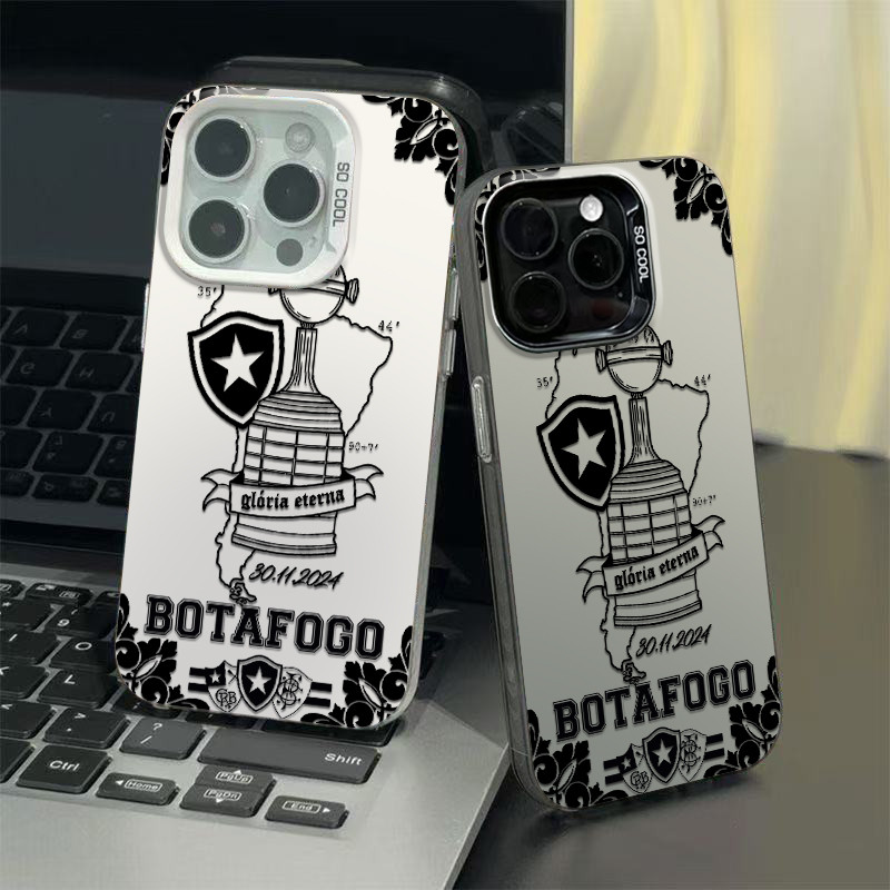 Capinha capa xiaomi redmi Note 12 13 11 9 10 11A 14C poco x6 pro redmi note 12 13 14 pro 5g case luxo time botafogo