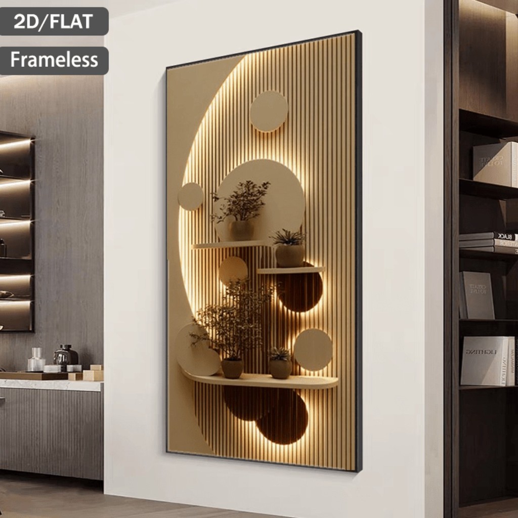 Quadro Decorativo 110x80cm classe elegante suavidade composição Decore Sala,Quarto,Copa,consultório,escritório,hall
