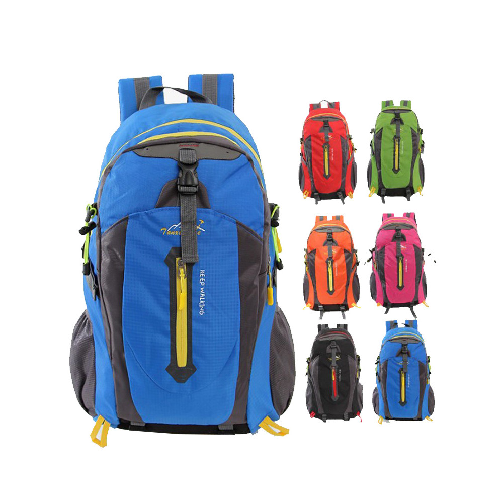 Mochila de viagem de grande capacidade mochila de bagagem masculina saco de viagem lazer esportes Oxford pano à prova dw