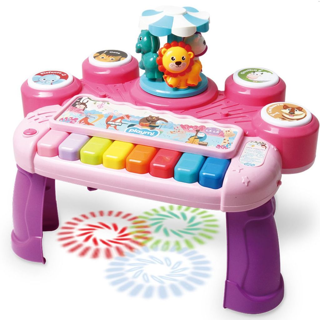 Mesinha Musical Interativa de Atividades Infantil Som Luz