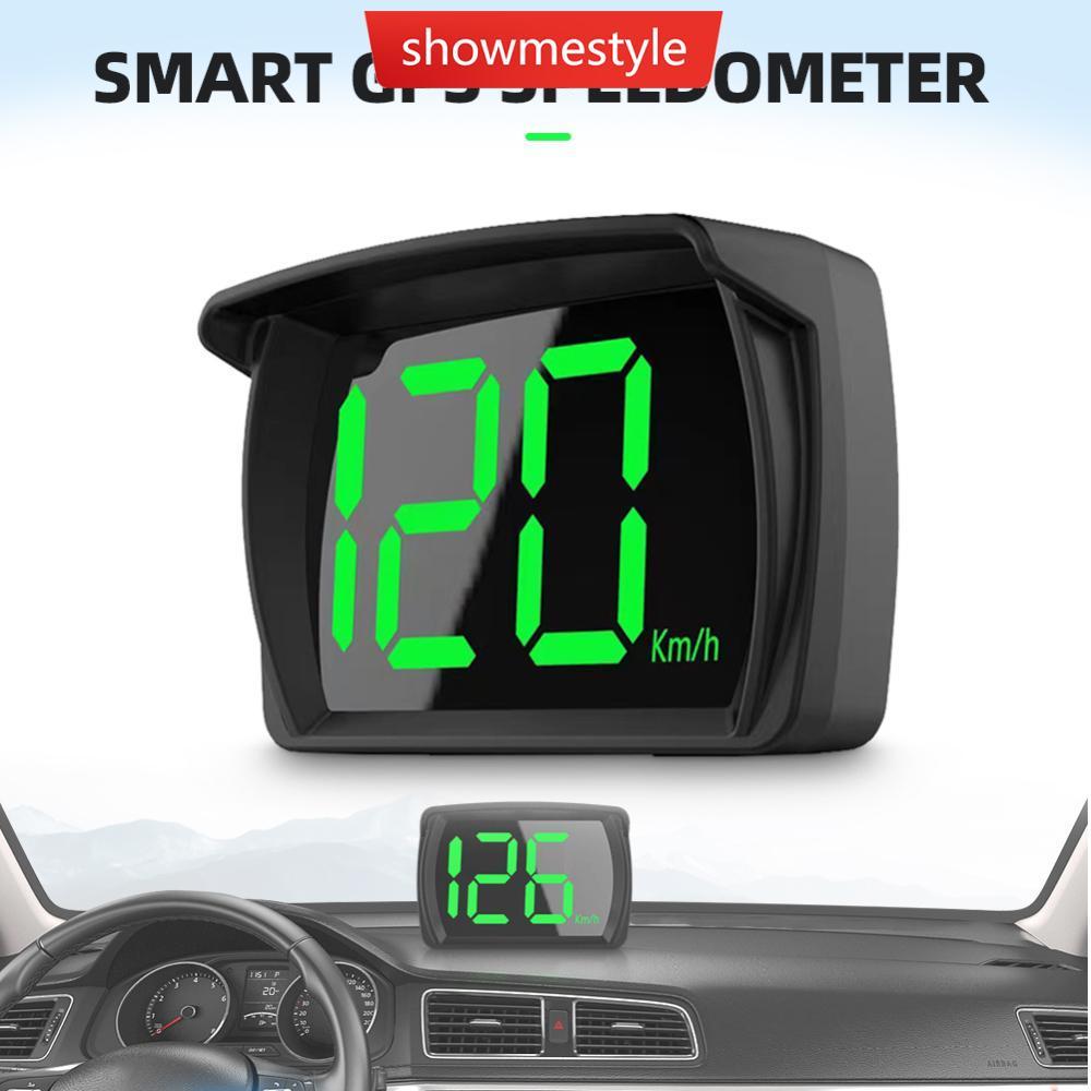 SMS Carro GPS HUD Head Up Display Velocímetro Digital Medidor De Velocidade KMH/MPH Para Caminhão Plug and Play Peça De 