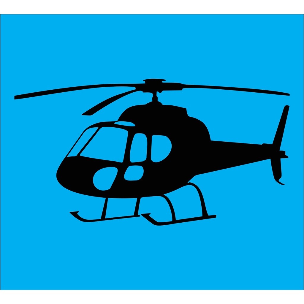 Adesivo para Carro - Helicóptero Esquilo