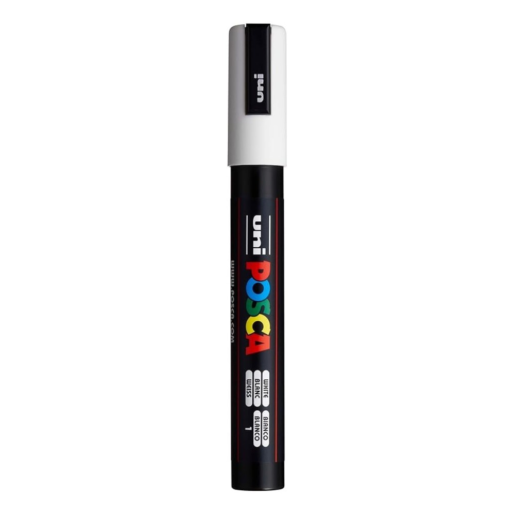 Caneta Posca Uni Ball PC-5M Branco - 1 UN