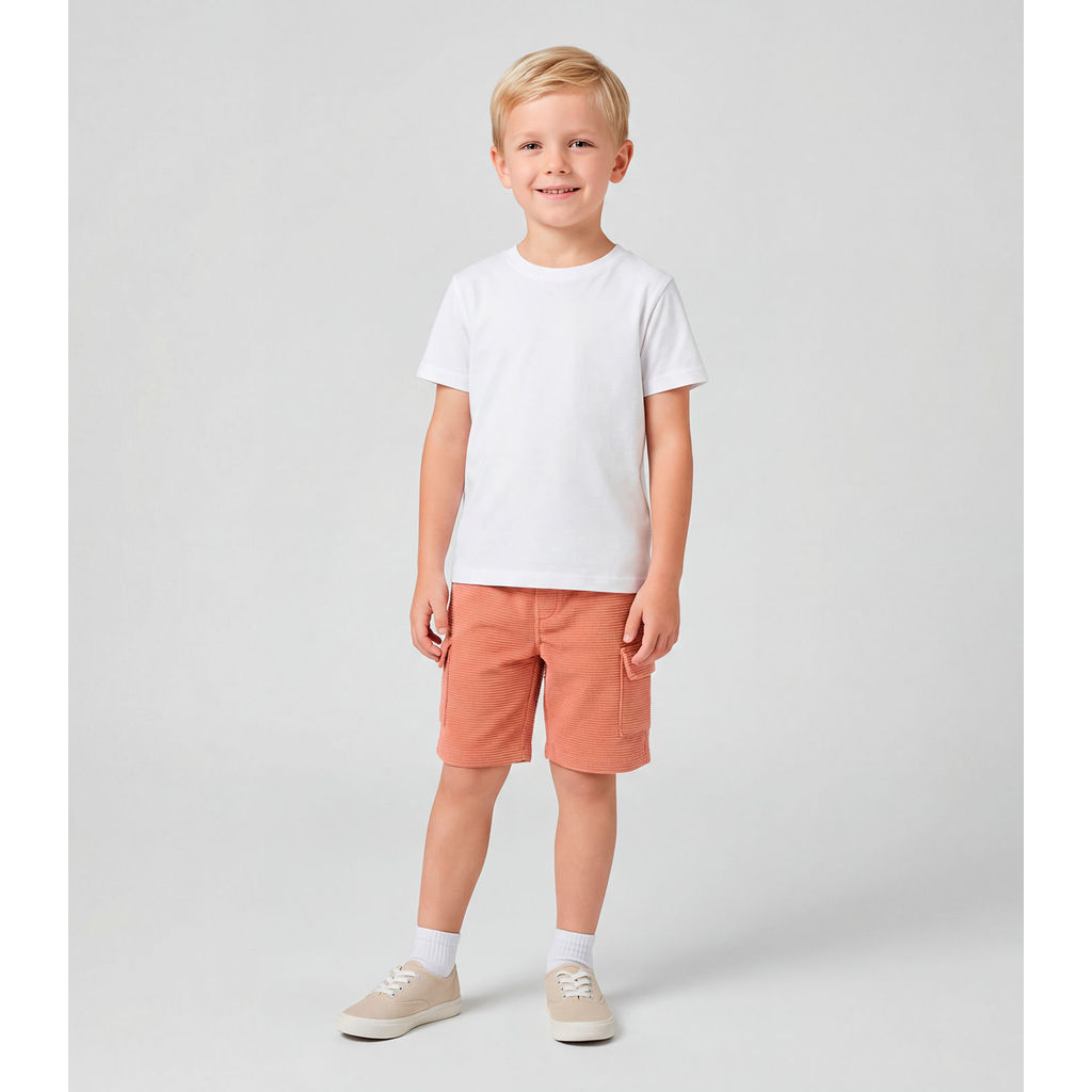 Bermuda Menino em Gorgurinho Trick Nick Marrom