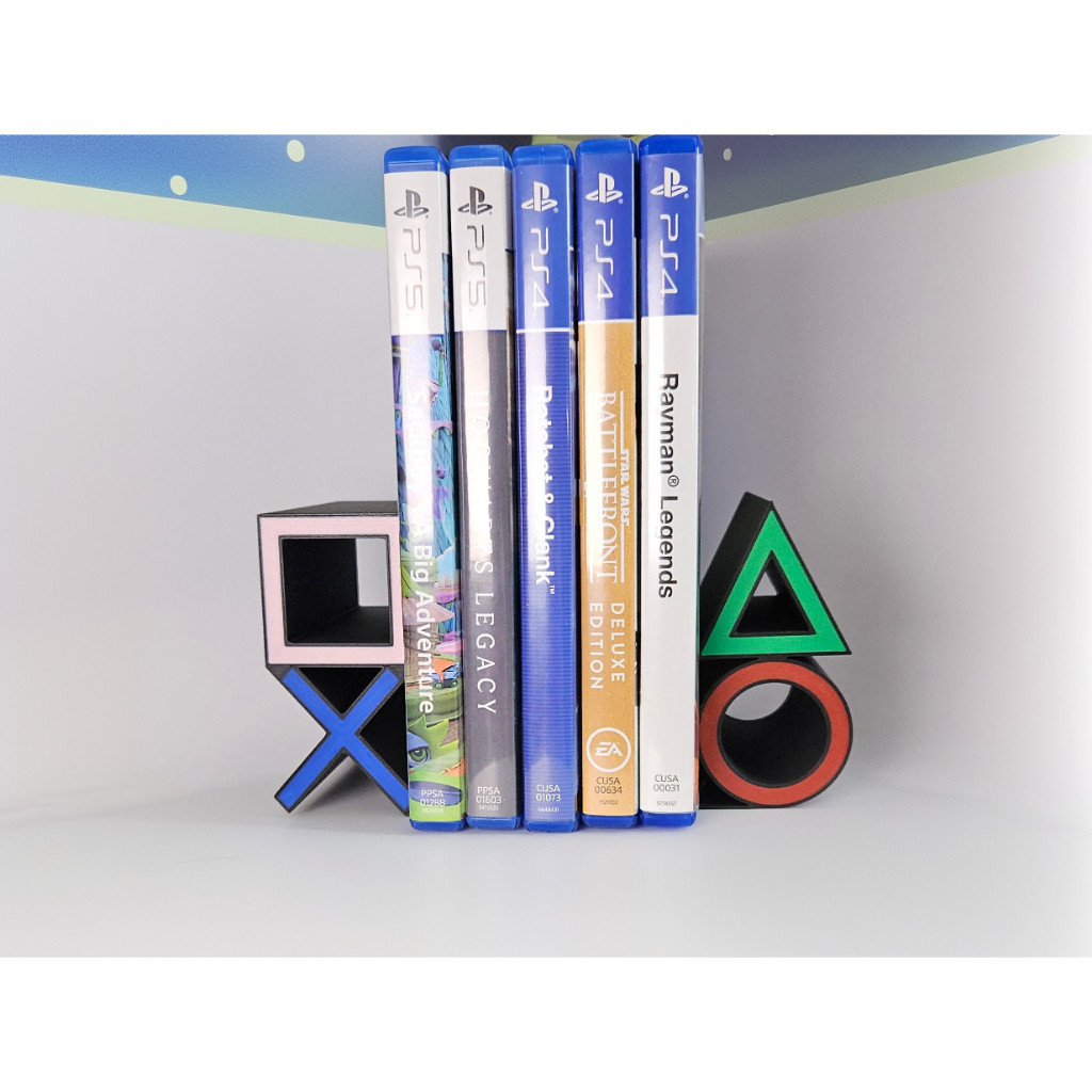 Suporte Expositor para Jogos PS4 | PS5 – Organizador e Display Gamer