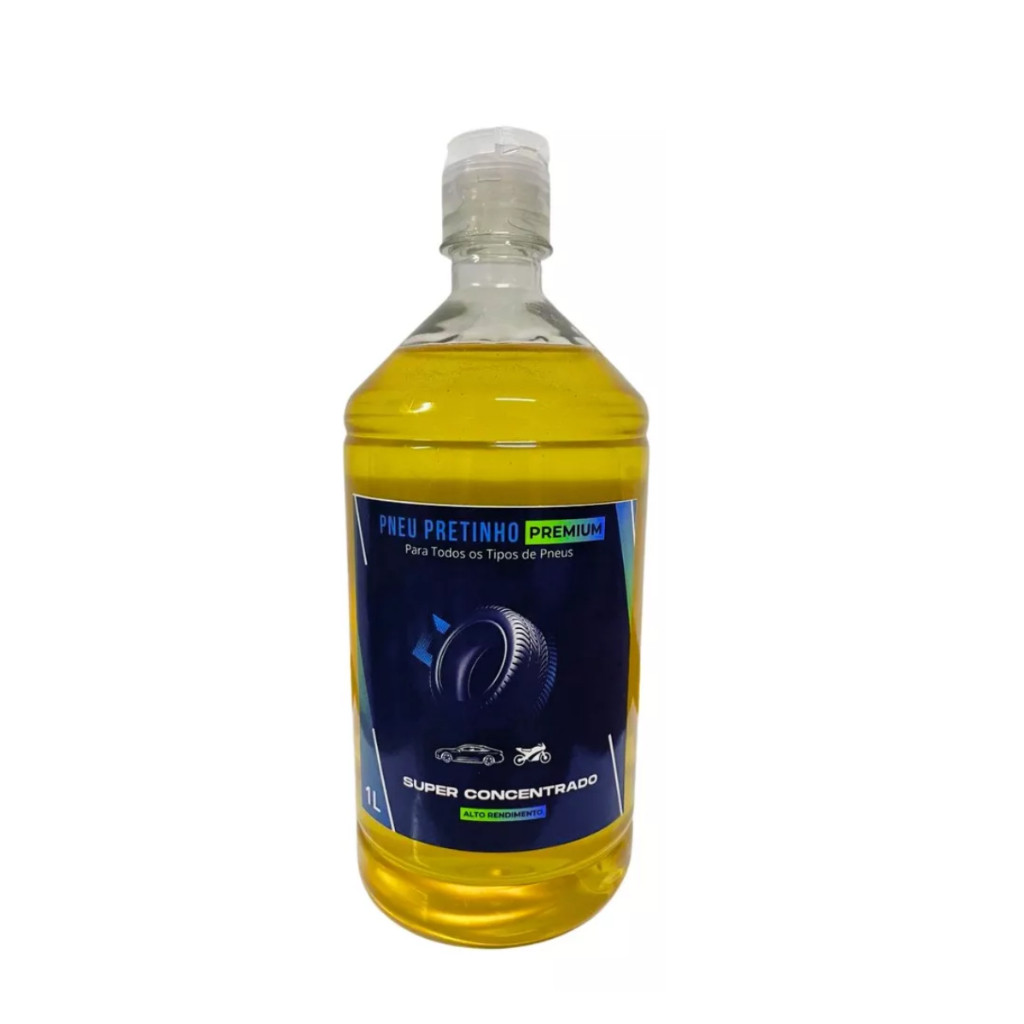 Pneu Pretinho Brilha Super Brilha Pneu Concentrado 1 Litro Premium