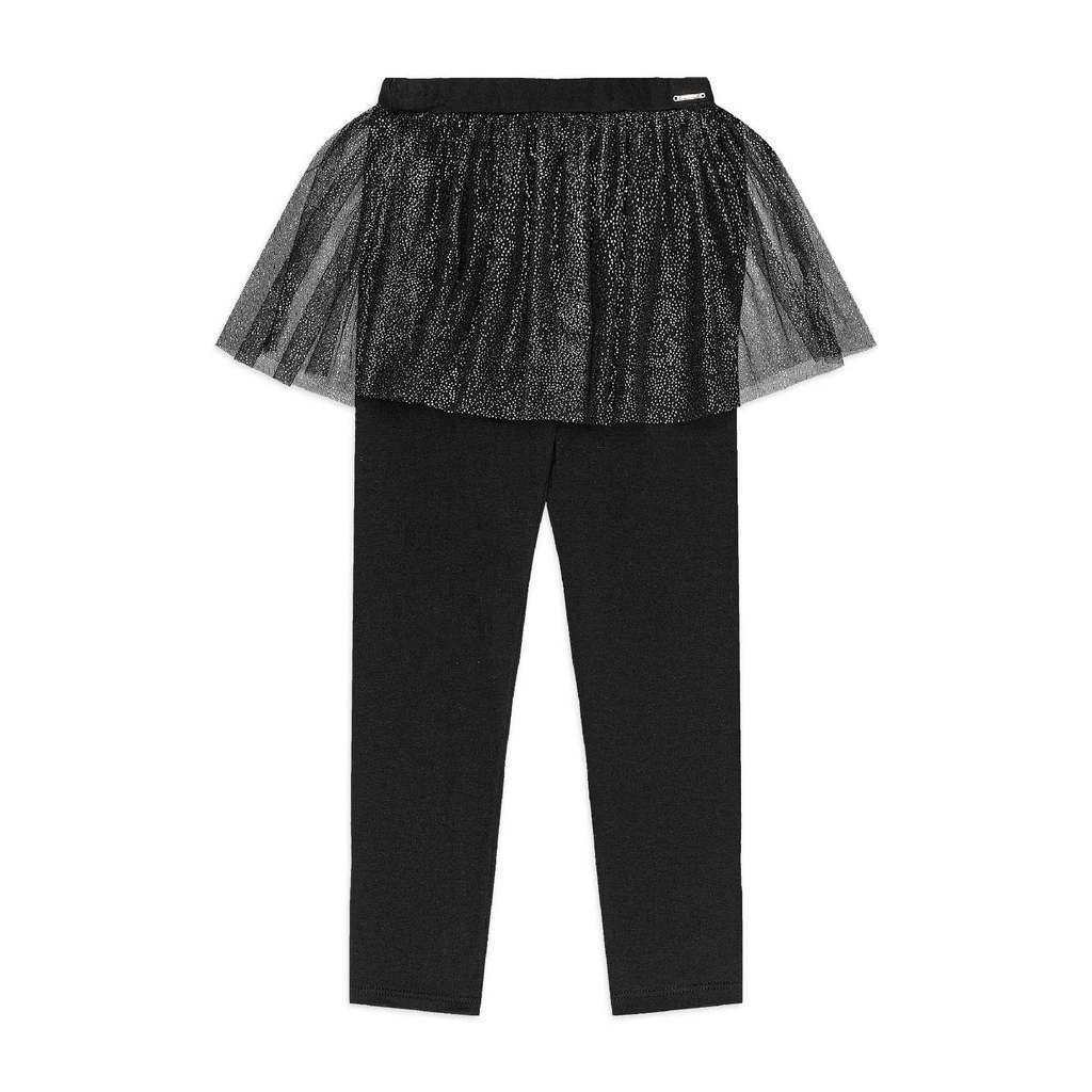 Calça Legging Saia Tule Glitter Quimby
