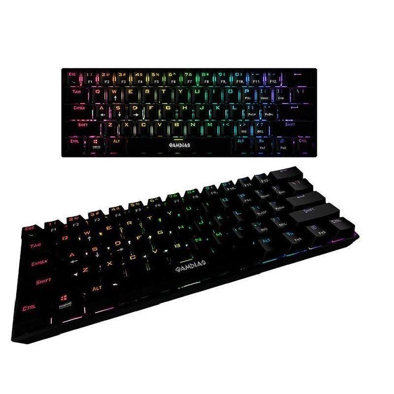 Teclado Gamdias Mecanico Gamer Hermes E3 Rgb Pto Switch Red Hermes E3 Rgb(Us/Red/Bk)