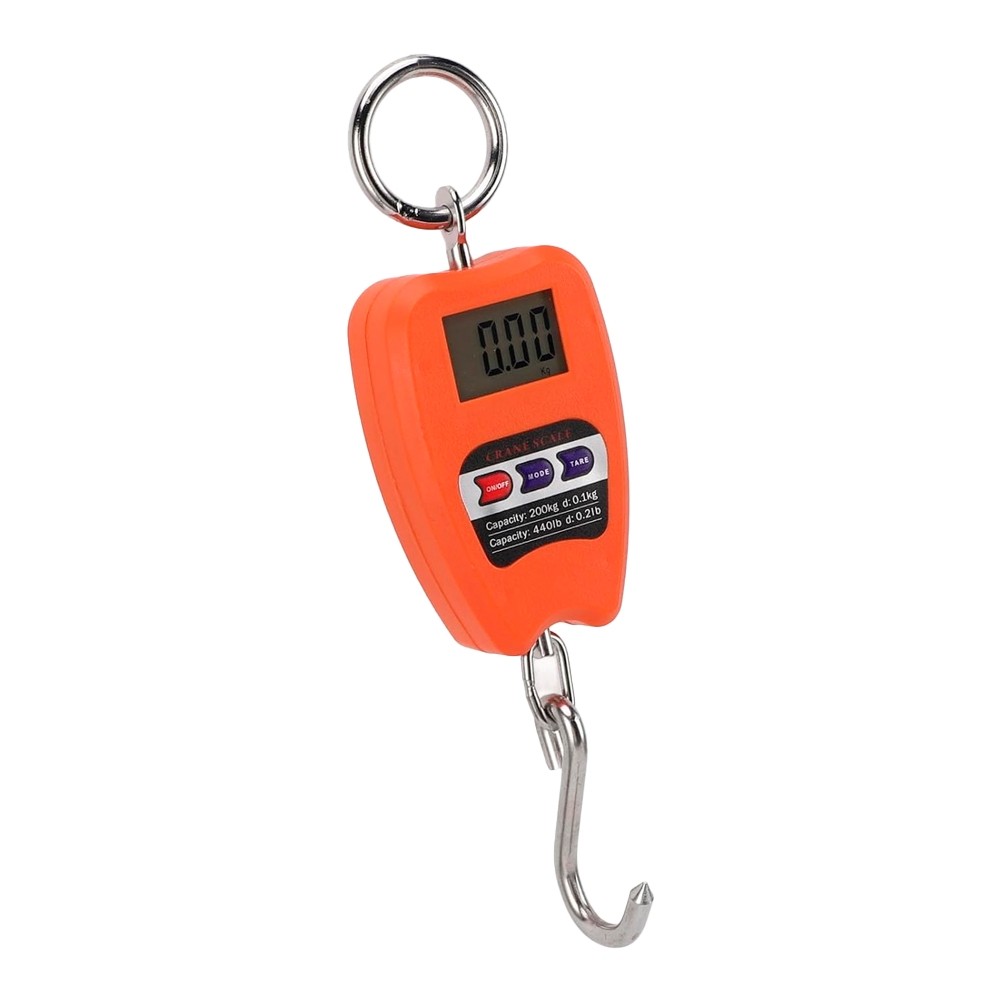 Balança Portátil Eletronica Até 200kg Laranja - Deyu