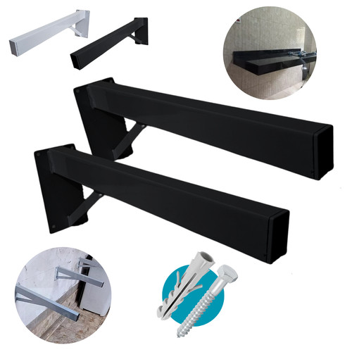Kit 4 Mão Francesa Para Pia Granito Bancada 50cm Para Parafusar