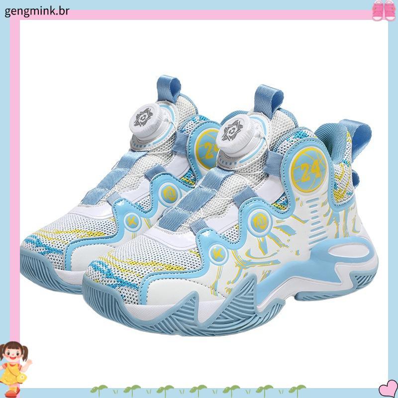 kit tênis infantil masculino tênis infantil masculino CUHK Kids Basketball Shoes Boys Shoes Summer 2024 Nova malha res