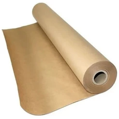 Bobina de Papel Pardo Semi Kraft 80cm Embalagem Caixa - 250mts Resistente