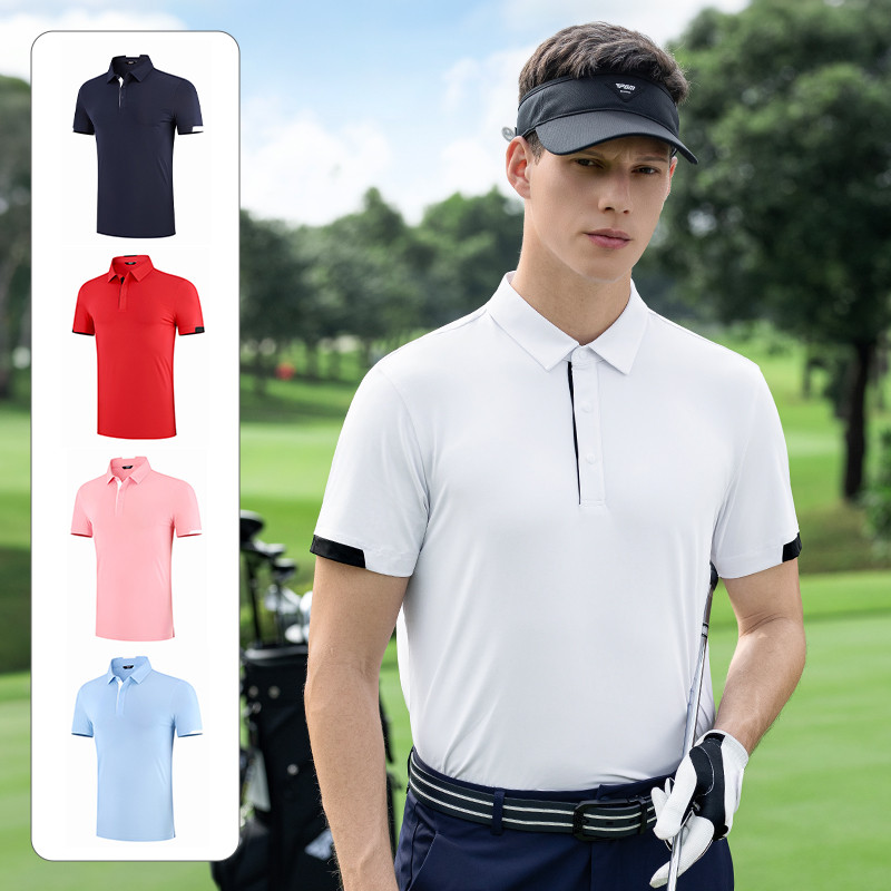 PGM Novo Estilo Roupas de Golfe Camiseta Masculina de Manga Curta Roupas Masculinas Camisa Esportiva de Manga Comprida T
