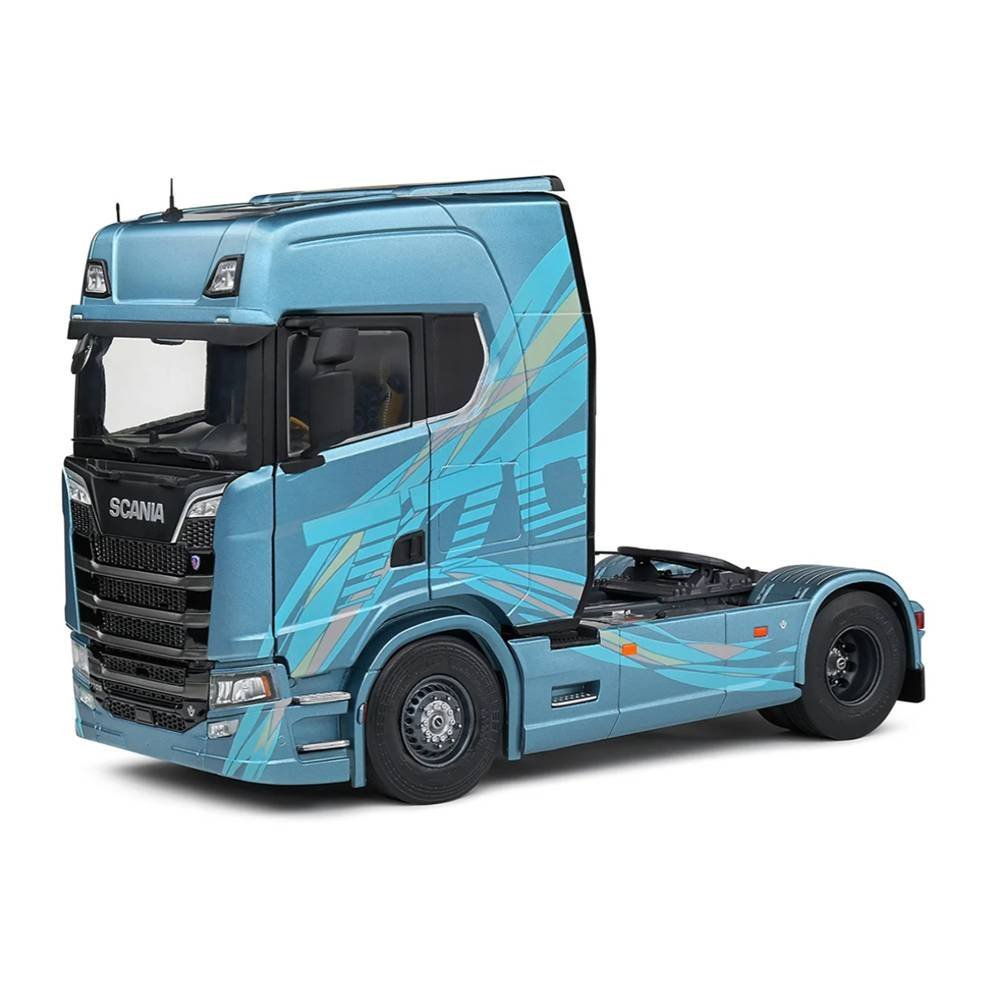 Miniatura Caminhão Cavalo Scania S770 Highline Fross Edittion (2022) - Azul - 1:24 - Solido