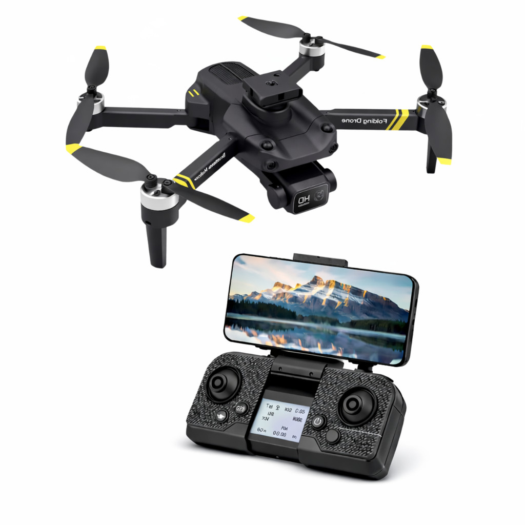 Drone S172 4K Dual Cam GPS Wifi 5G Motor Brushless Sensor Obstaculos FPV Profissional Dobrável