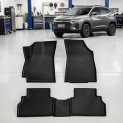 Tapete Bandeja Borda Alta Elevada Chevrolet Tracker 2019 a 2026 5 Peças
