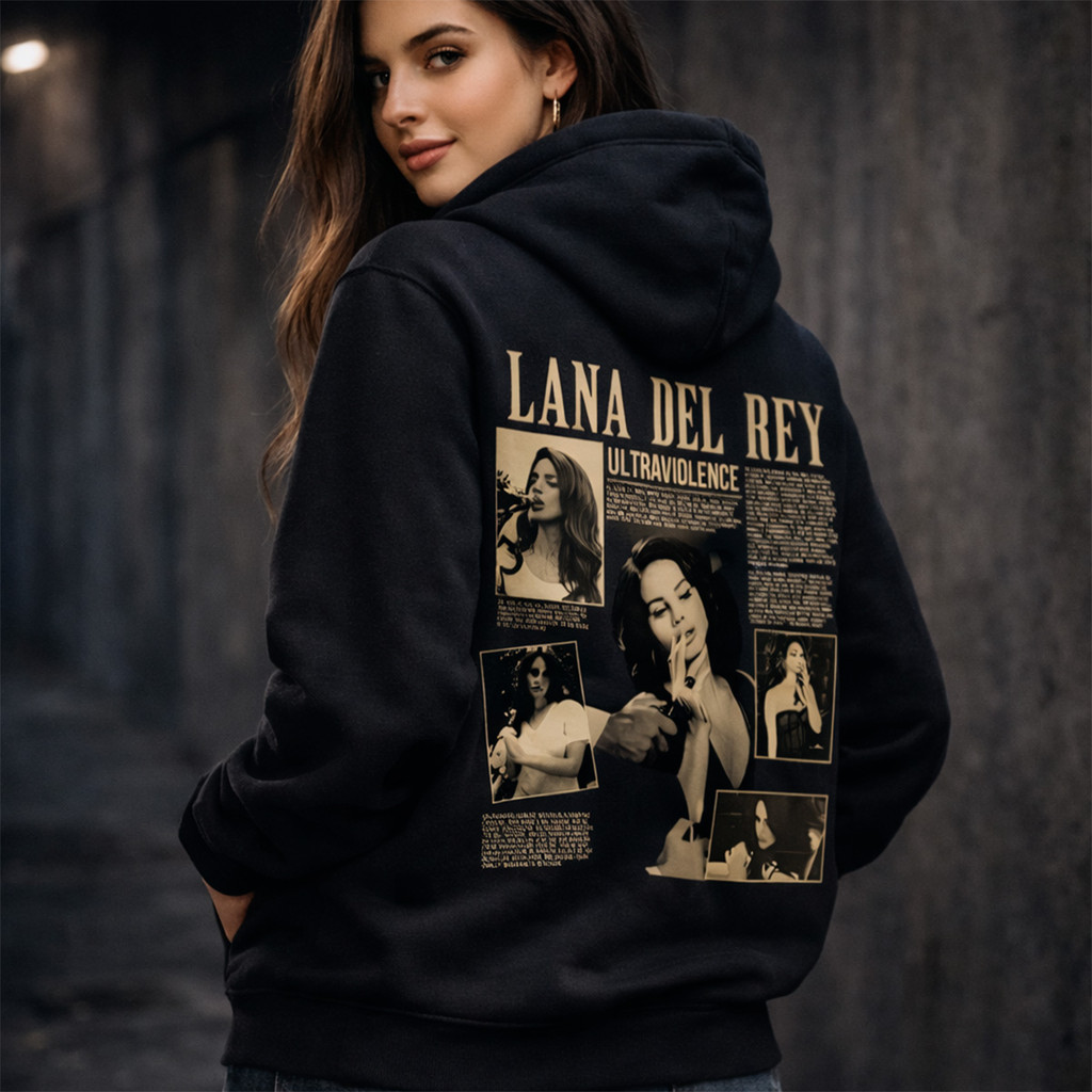 Moletom Flanelado Frio Blusa Lana Del Rey Ultraviolence Fã Club Album