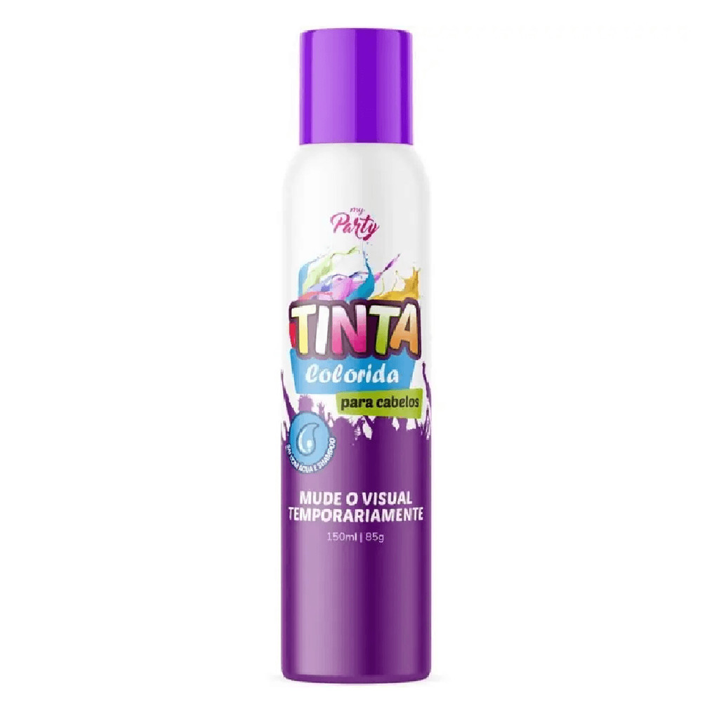 Tinta Cabelo Lavavel Violeta Neon 150 Ml Carnaval Festa em Oferta na Shopee