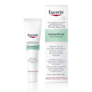 Creme Facial Eucerin Dermopure Ação Renovadora Antiacne 40ml em Oferta na Shopee