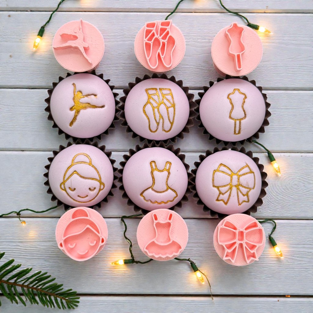 Kit Carimbos Para Doces Bailarina