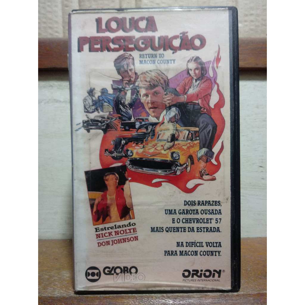 Vhs Louca Perseguição - Nick Nolte - Don Johnson