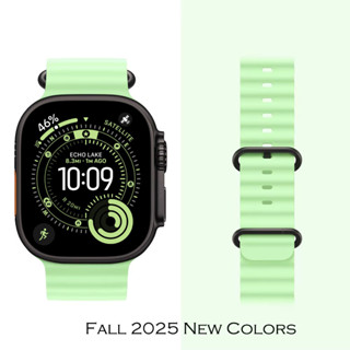 Pulseira Oceano Para Apple watch Ultra 3 2 Banda 49mm 45mm 46mm 42mm 44mm Esportiva De Silicone Série correa 11 10 9 7 8 em Oferta na Shopee