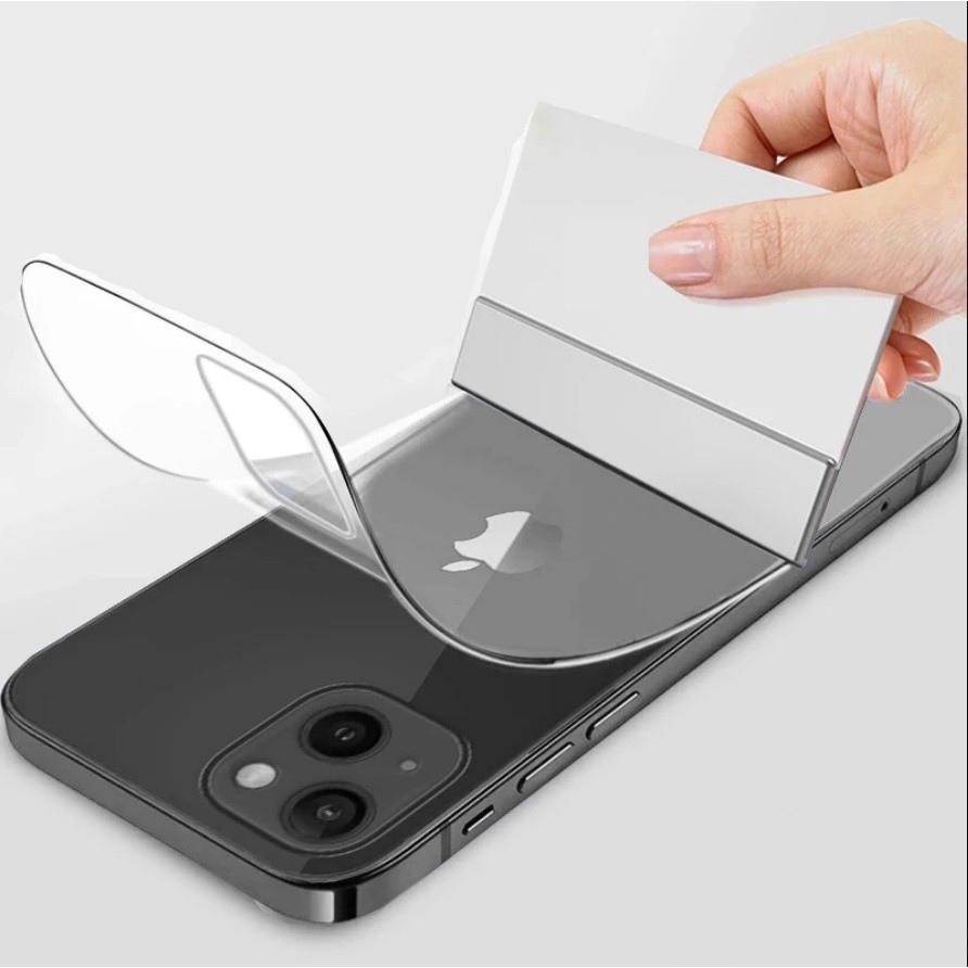 Kit Película IPhone Traseira Cerâmica Gel Flexível 3D/9D Todos Modelo iP 6 7 8 X XR 11 12 13 14 15 16 16PROMAX .