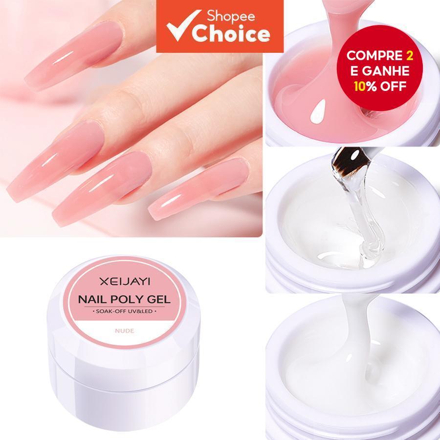 Gel construtor sólido para extensões de unhas, não pegajoso e ideal para arte com acrílico.
