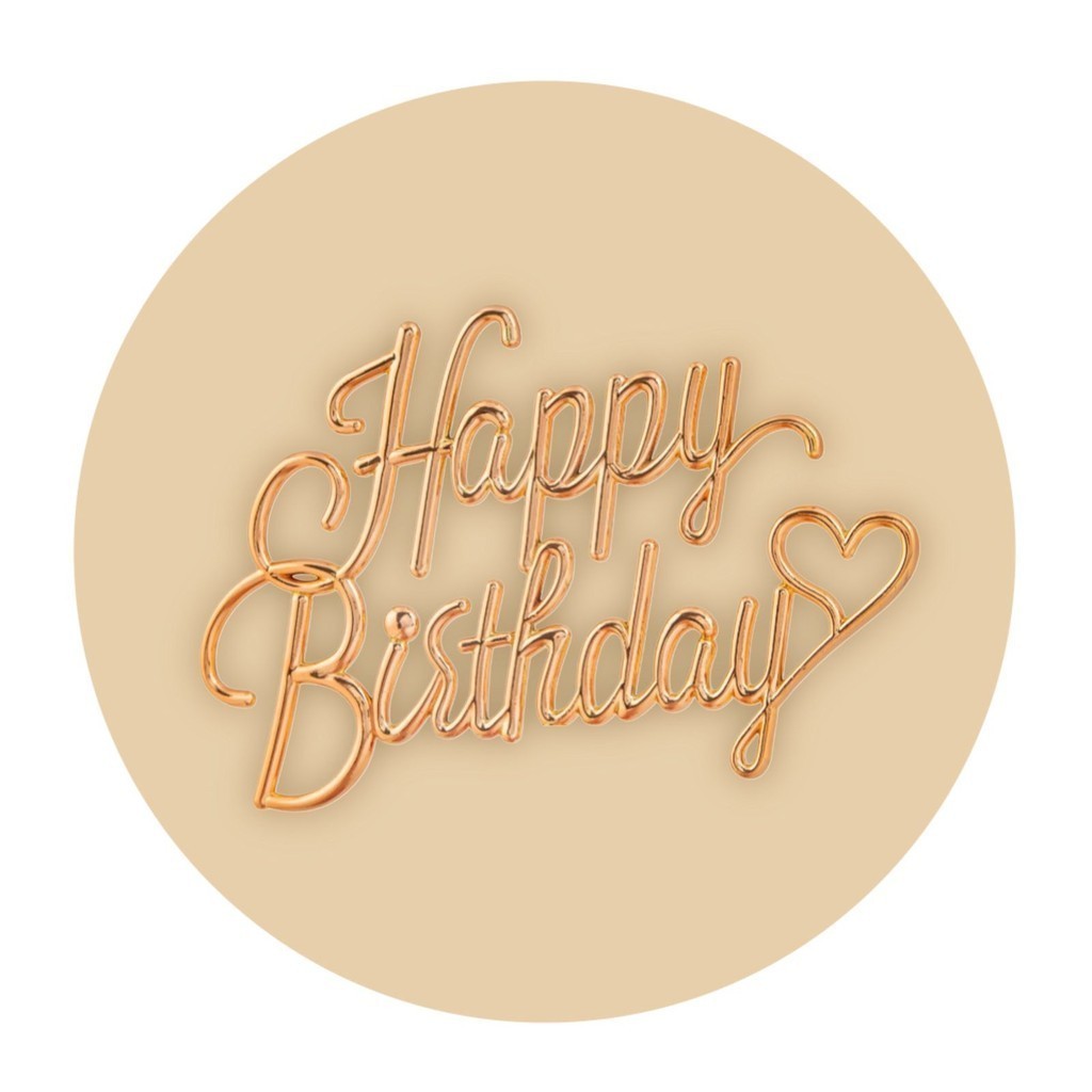 Capa Painel Redondo 50x50cm Sublimado Tema Happy Birthday FIRE