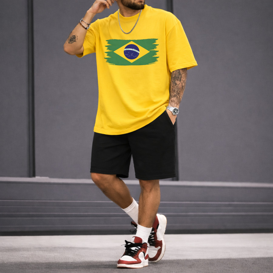 Camisa Brasil Masculina Blusa Feminina Bandeira Patriota Eleiçao 2026 Camiseta Copa Do Mundo Unissex