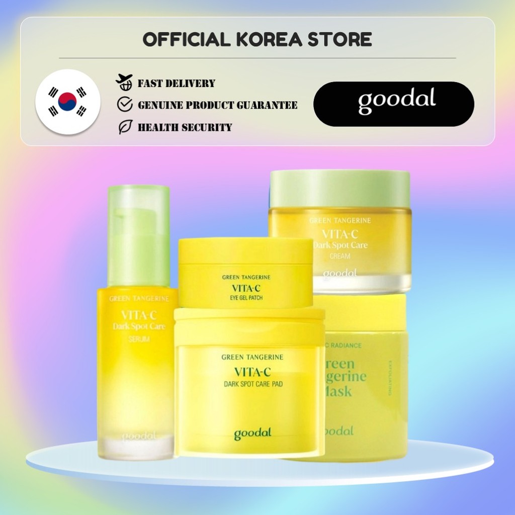 [Goodal] Creme Anti-Manchas 50ml/Adesivos Hidratantes Para Os Olhos 60 Unidades/Máscara De Limpeza 110ml/Essência 40ml/A