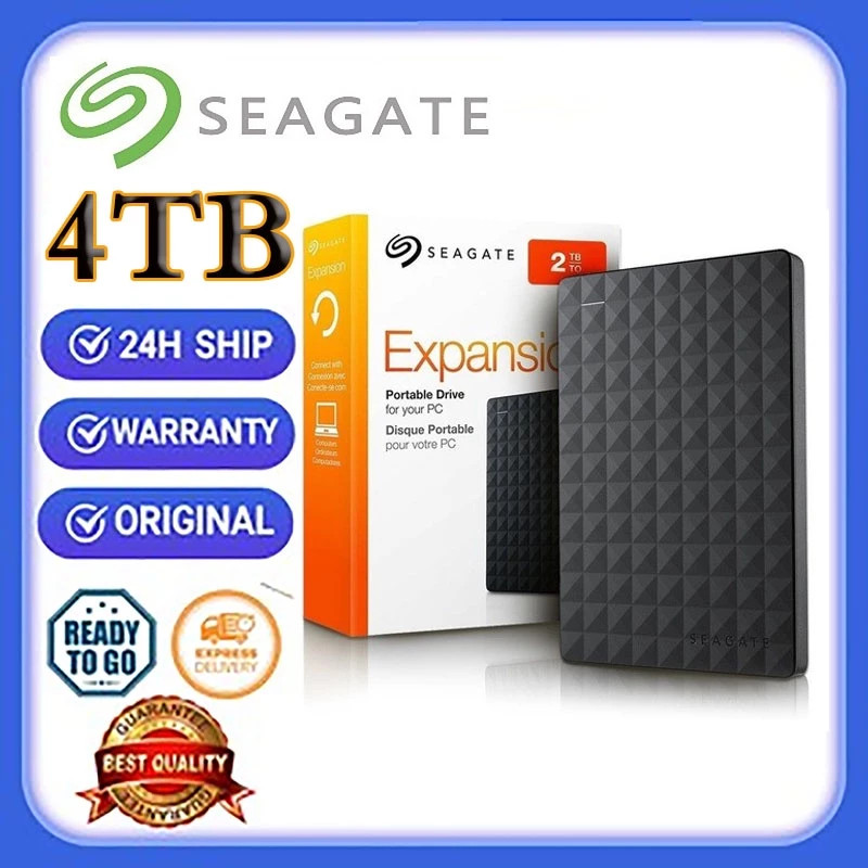 ⚡️ Seagate⚡️HD Externo 1TB/2TB/4TB  USB 3.0 Disco rígido externo
