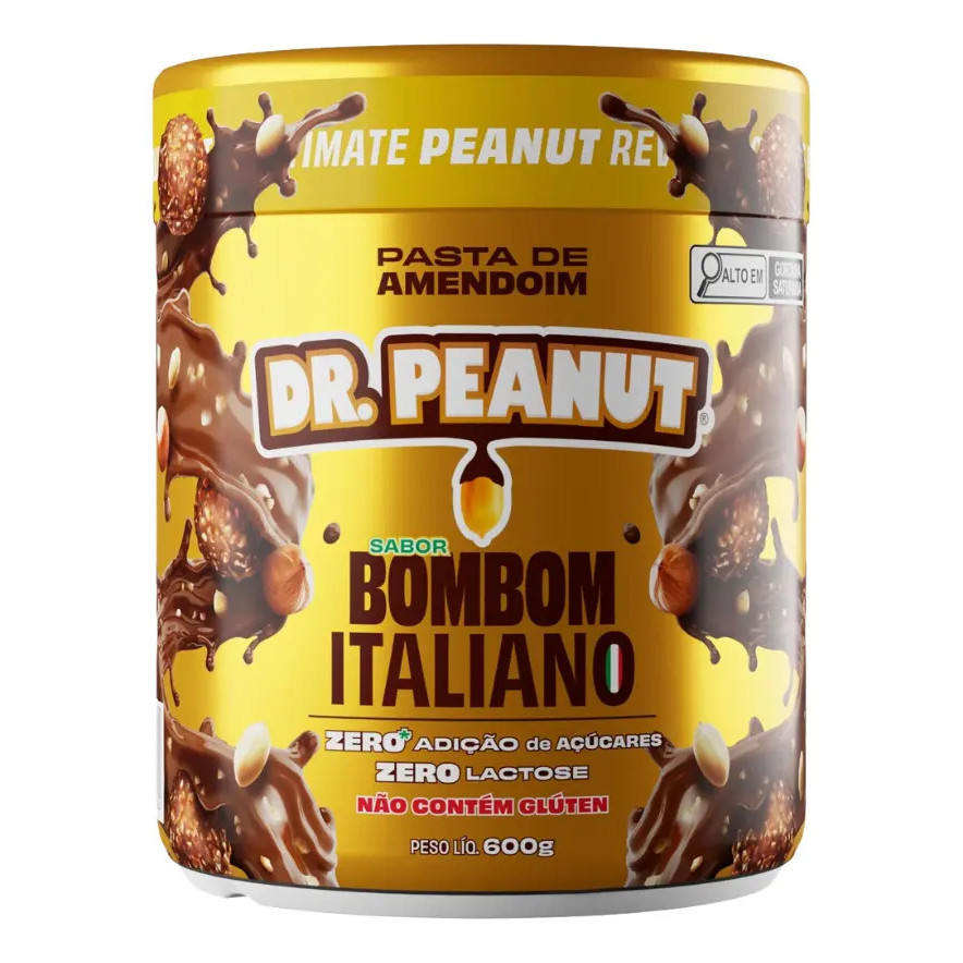 Pasta De Amendoim 600g Bombom Italiano Dr. Peanut